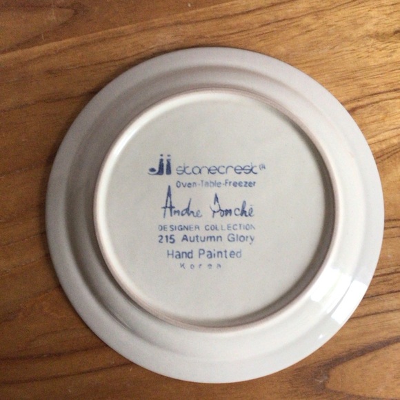 Vintage Stonecrest Autumn Glory Bread and Butter Plates - Set of 4 - Picture 6 of 12